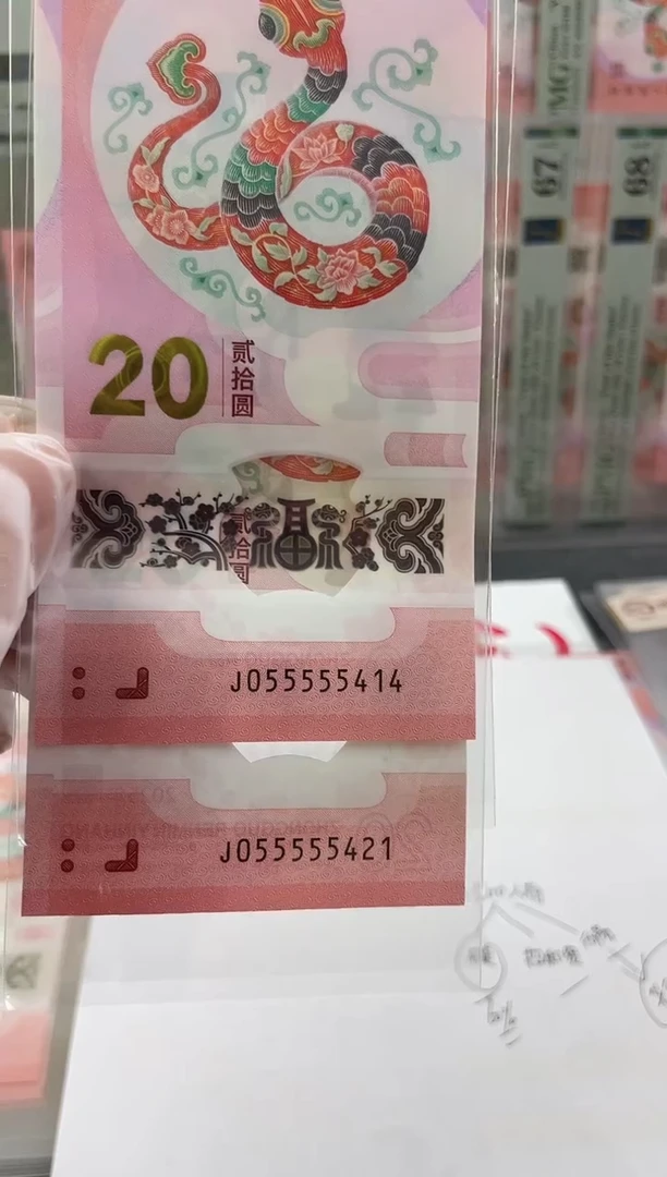 【闪购商品】塑料蛇钞5个5头尾号不挑号