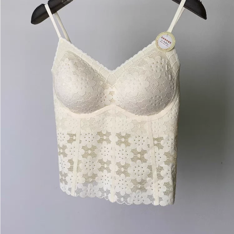 SJ 6213-1 新款亲肤薄款法式蕾丝美背内衣