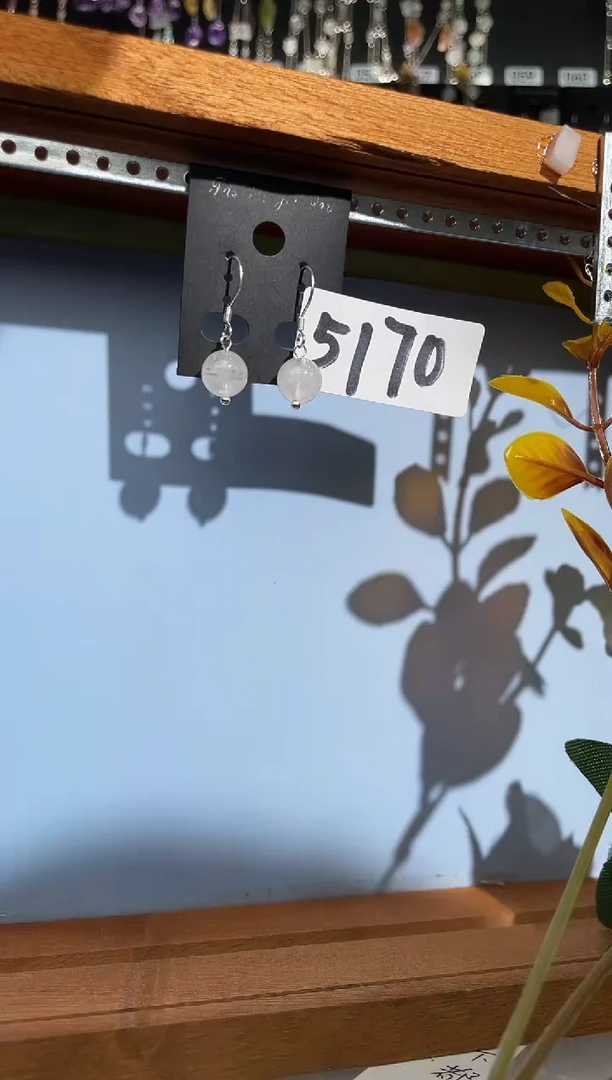 【闪购商品】紫晶耳饰银S925镶嵌喜欢拍