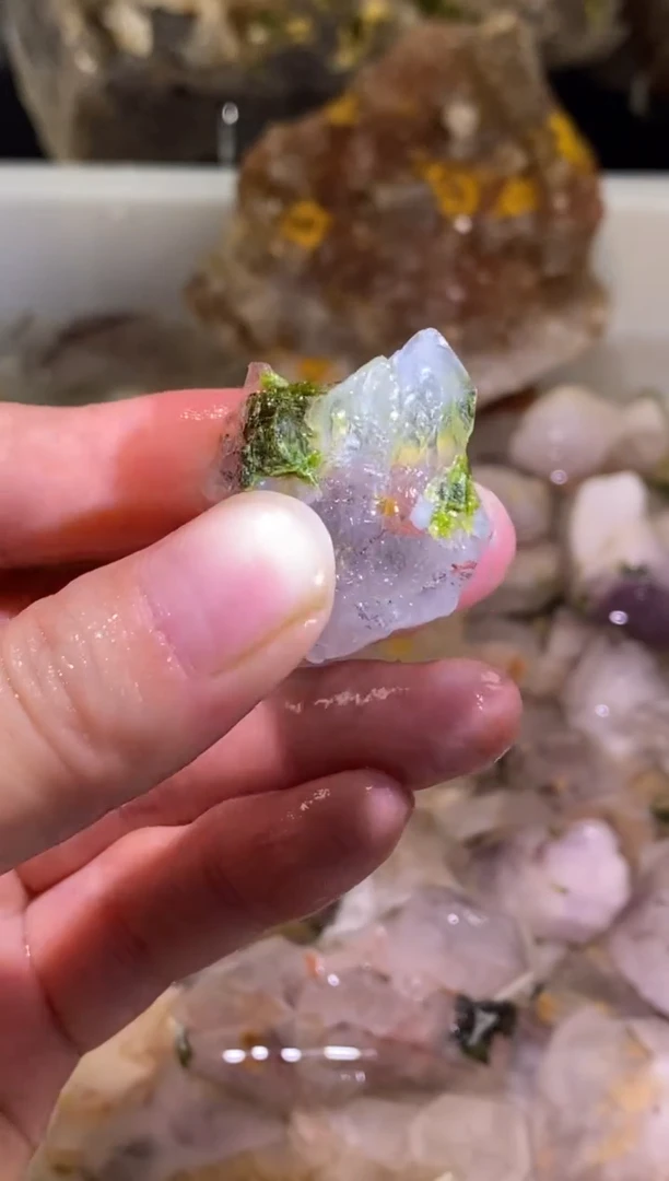 未镶嵌珠宝半成品水晶13号四川莫奈花园水晶