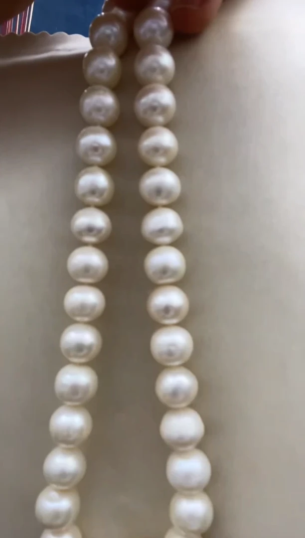 颈饰未镶嵌淡水珍珠12-14mm  无核