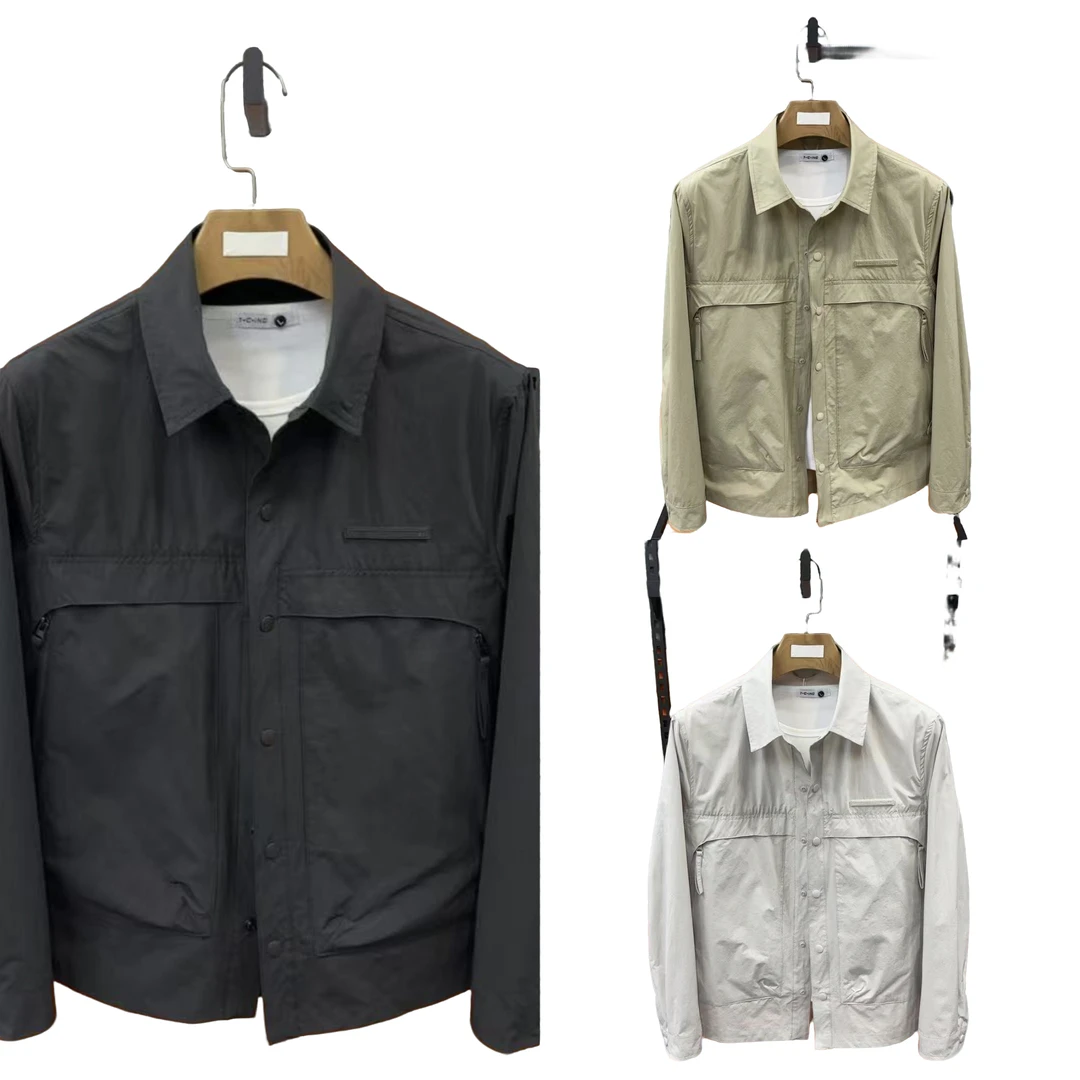 夏季新款2515男士休闲时尚百搭轻奢薄款防晒夹克上衣外套