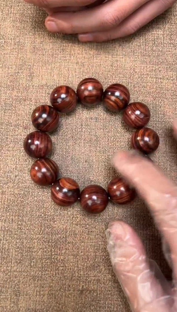 手串/手链黄花梨/降香黄檀海南黄花梨2.0黑线满纹手串