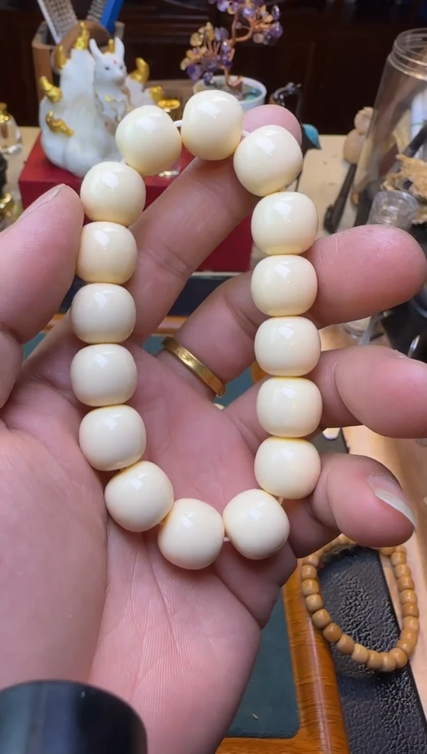 【闪购商品】菩提根/象牙果手串象牙果单圈14mm道珠