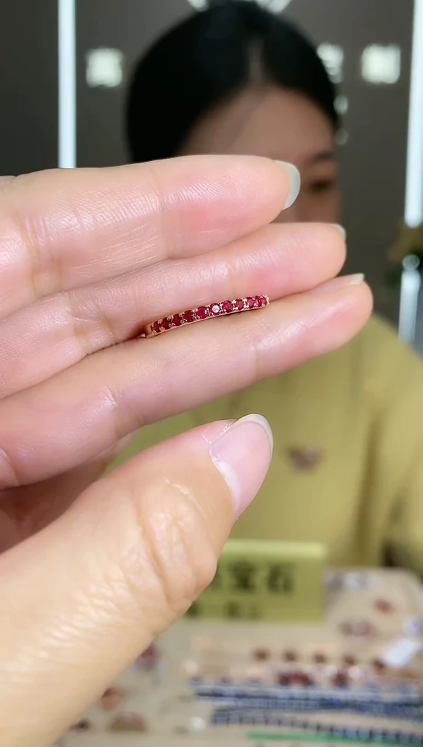 【闪购商品】红宝石手饰银S925镶嵌手饰