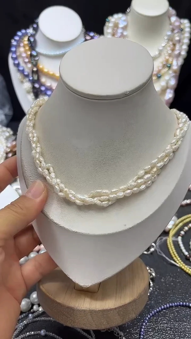 颈饰未镶嵌淡水珍珠多人