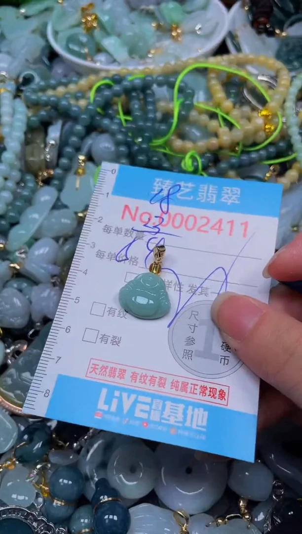 吊坠(不含链)未镶嵌翡翠2411