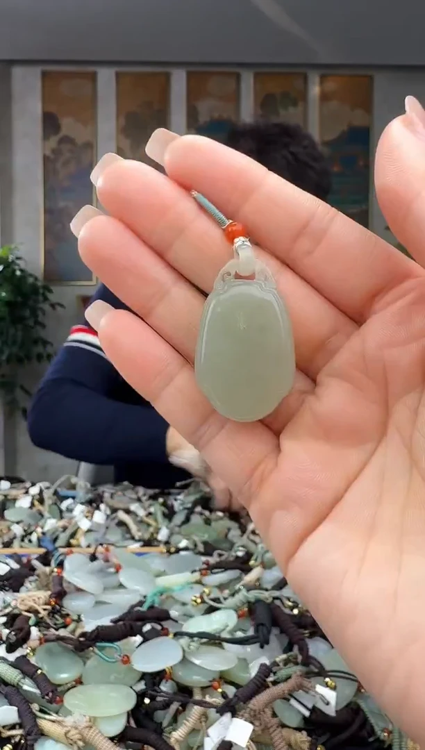 颈饰未镶嵌和田玉拍一发一多样性发货