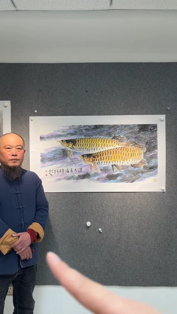 国画梁景欣老师三尺