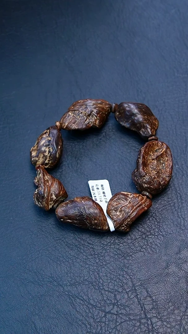 【闪购商品】沉香手串老惠安沉水大瘤疤单圈53克+