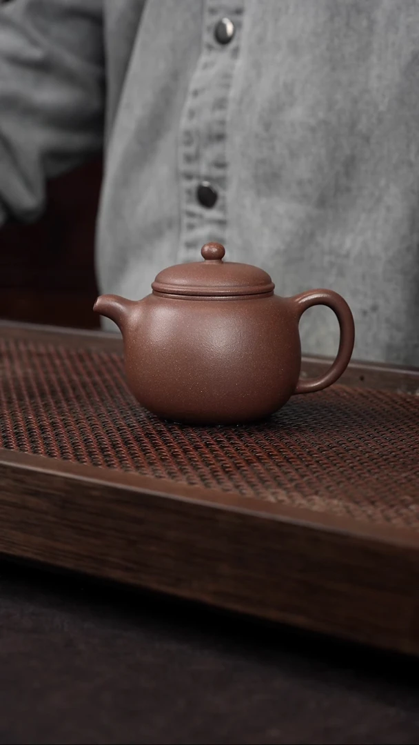 【闪购商品】紫砂茶壶老紫泥匏尊