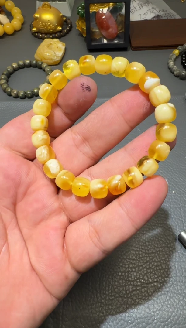 未镶嵌蜜蜡珠宝奇石蜜蜡手串