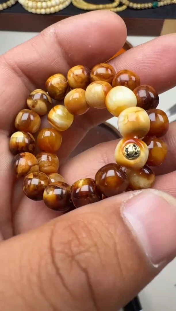 手串琥珀未镶嵌琥珀