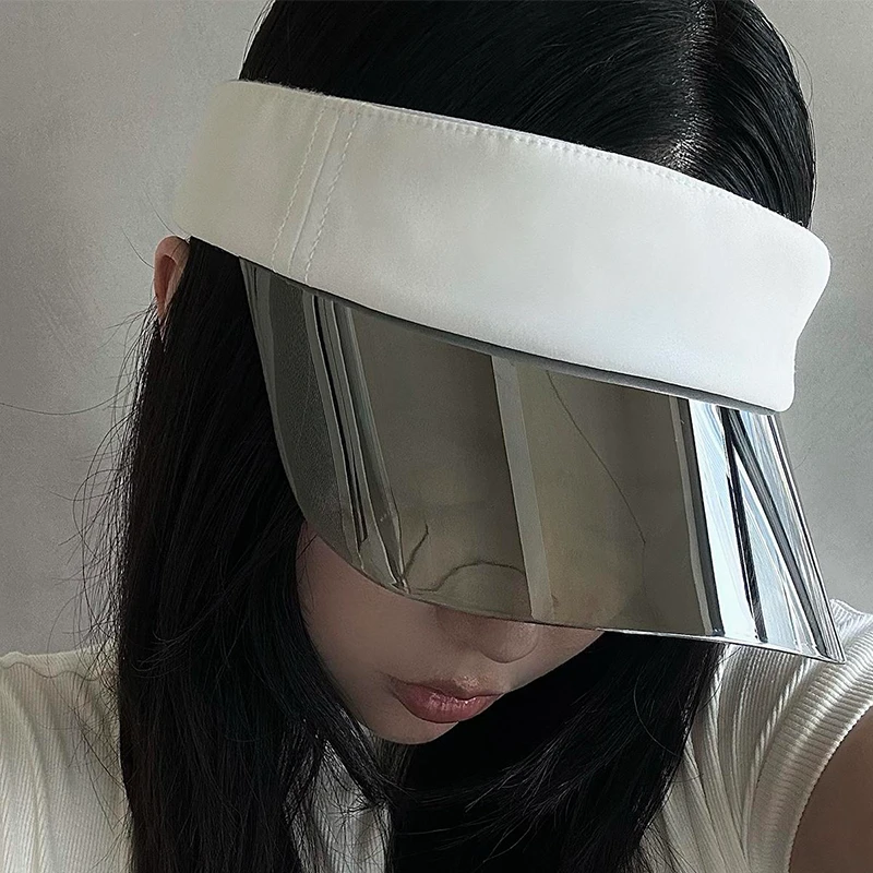 【SOUL HUG】新品25春夏时尚百搭布面/PVC空顶防晒帽女