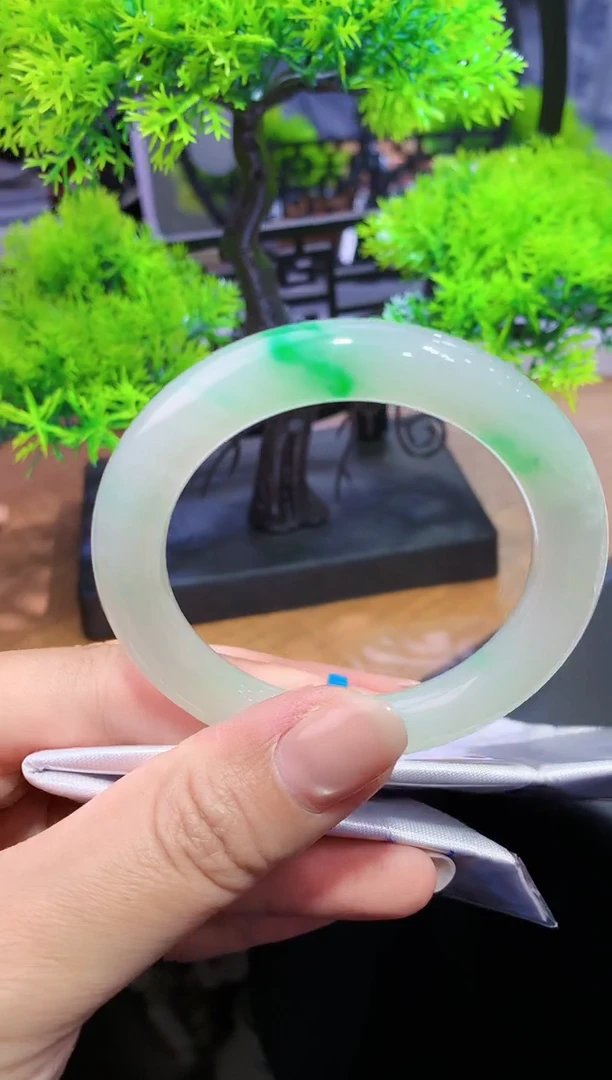 未镶嵌手镯翡翠k19天然A货缅甸翡翠51.4