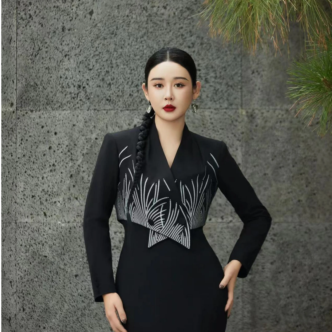 LADYPOWER气质修身原创设计时尚场合装