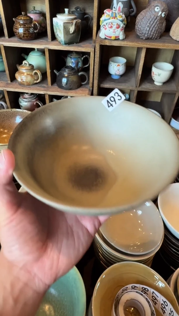 瓷片493   微瑕青灰面碗1个