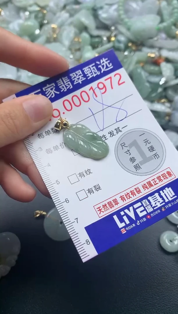 吊坠(不含链)未镶嵌翡翠1972