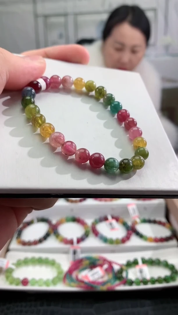 【闪购商品】碧玺手串未镶嵌多样性发一条