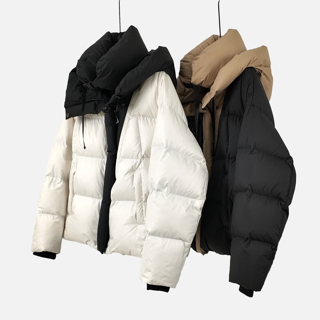 【泓老板】短款时尚连帽羽绒服ZY169