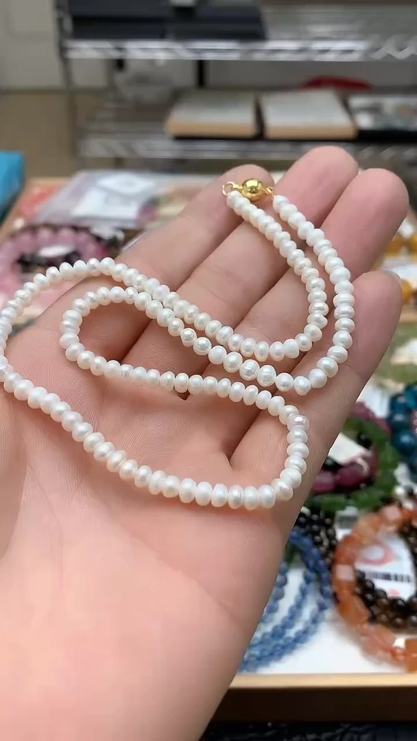 【闪购商品】淡水珍珠颈饰未镶嵌手链44