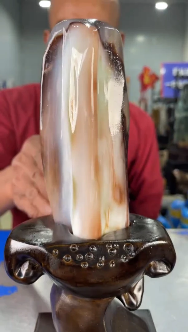 【闪购商品】硅化玉摆件未镶嵌80