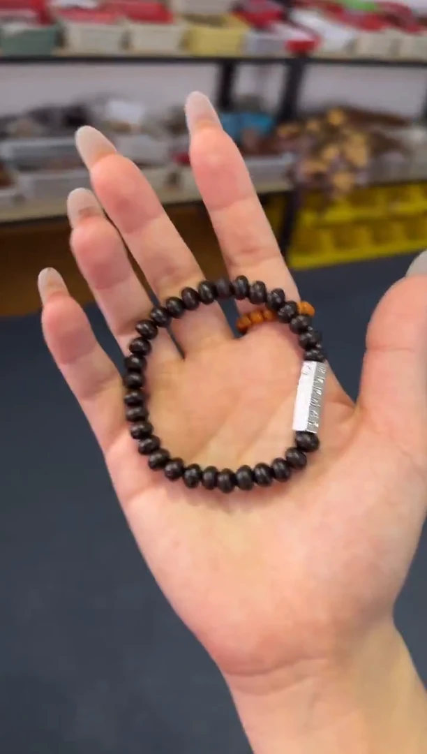 吊坠菩提根/象牙果       7mm紫金钵盂单圈