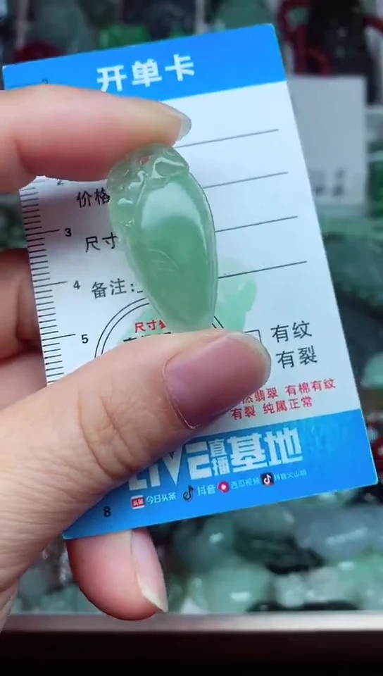 颈饰未镶嵌翡翠天然翡翠A货缅甸玉吊坠