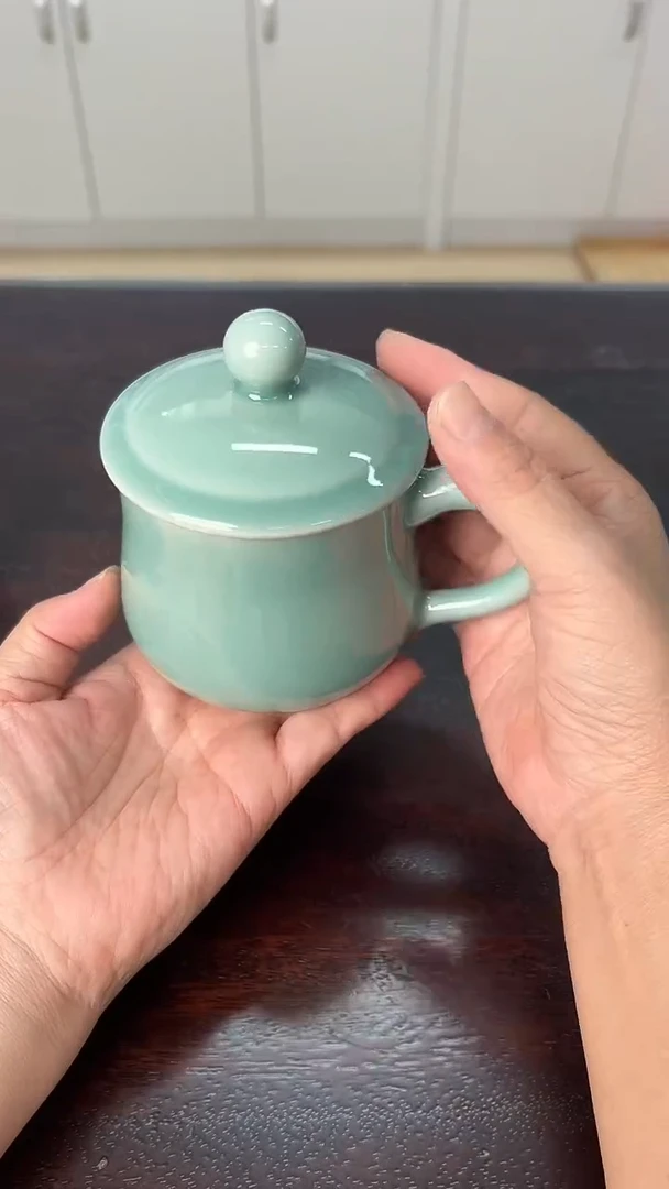 龙泉云间青瓷小米茶器