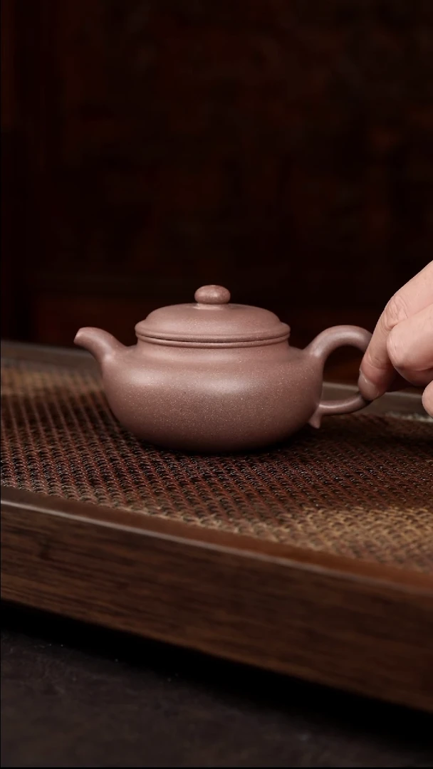 茶壶紫砂桃花泥仿古