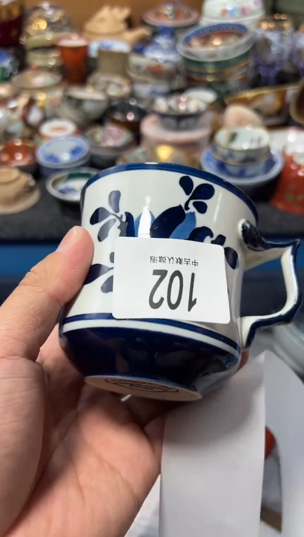 瓷片小*雀夏目海外回流瓷器中古品。