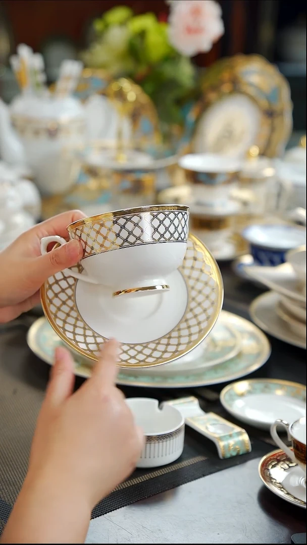 瓷片咖啡杯碟 福利款