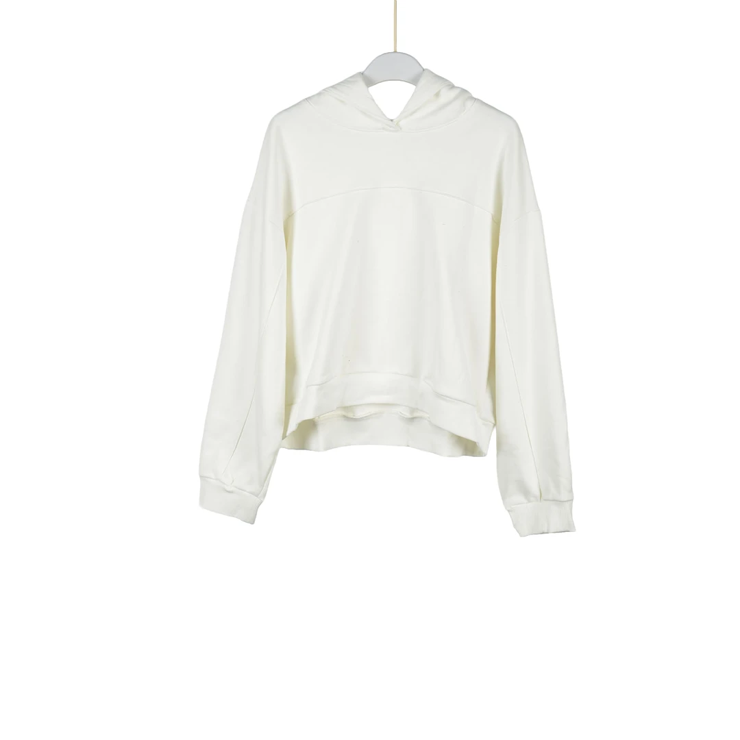 【Y专柜捡漏】简约个性女装EWC-卫衣4124-白色宽松正码