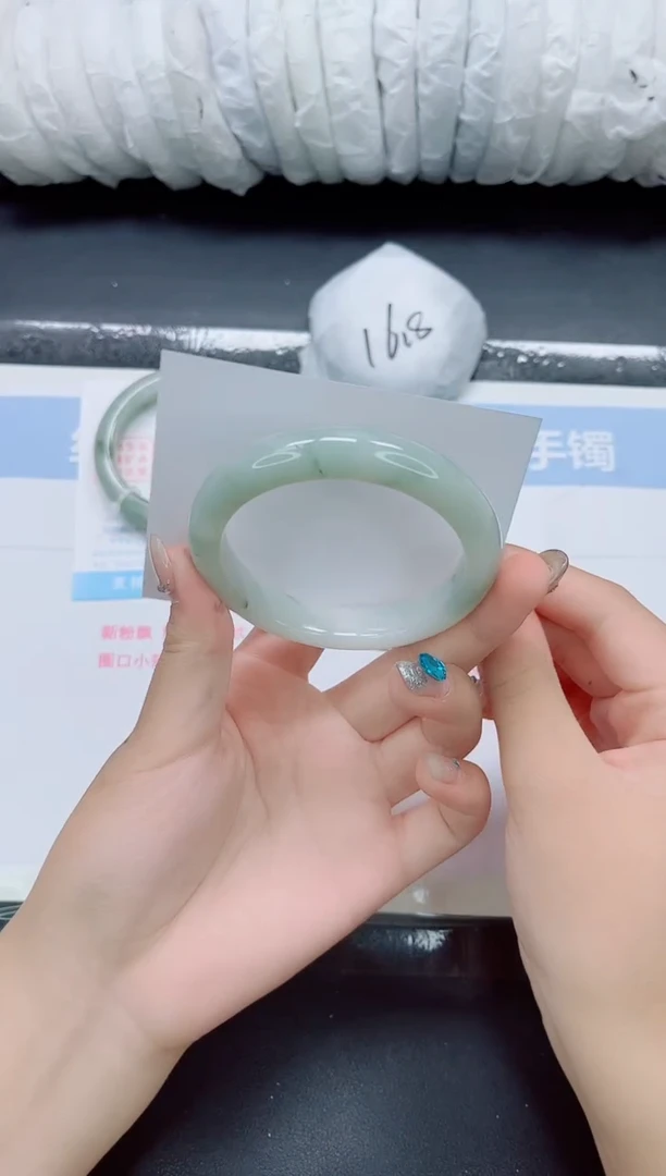 未镶嵌手镯石英质玉0245-圈口59