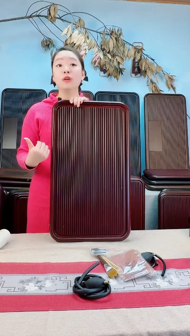 大海红色款式茶盘70*40*4
