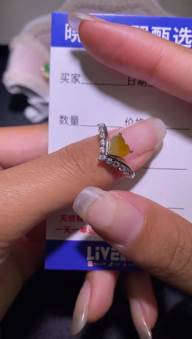 银S925镶嵌戒指翡翠...............