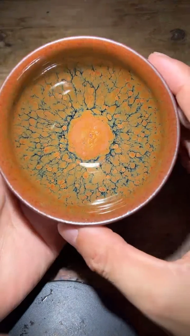 茶盏老木头精品柴烧155