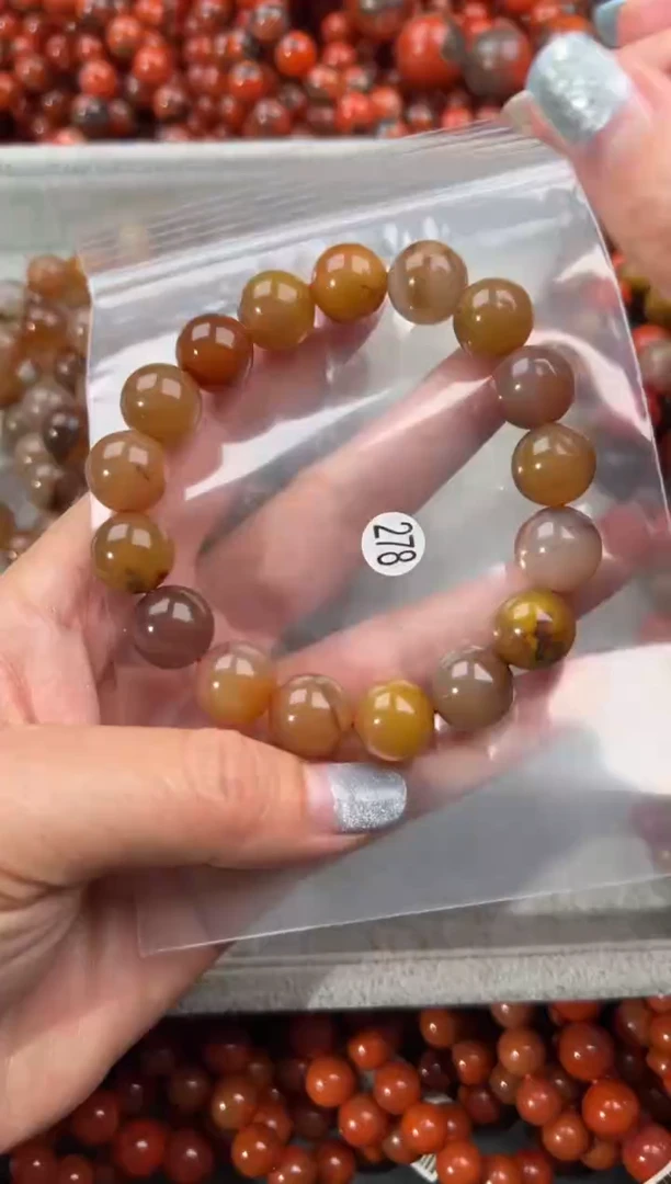 未镶嵌手串南红玛瑙12+