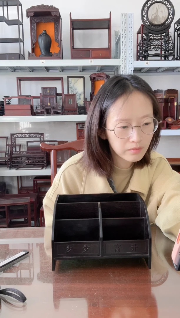 东非黑黄檀（紫光檀）多功能盒子微瑕  80