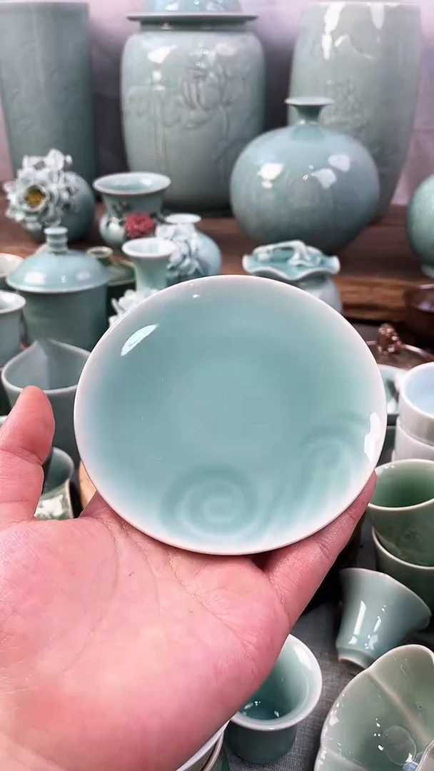 【闪购商品】特价 微瑕 慧仙青瓷