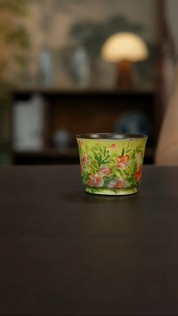 杯景德镇陶瓷杯碗柴烧多人