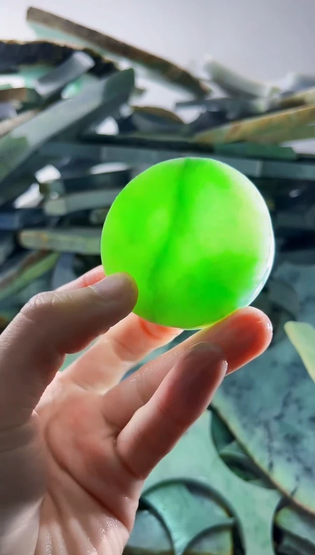 裸石翡翠缅甸翡翠A货文5662