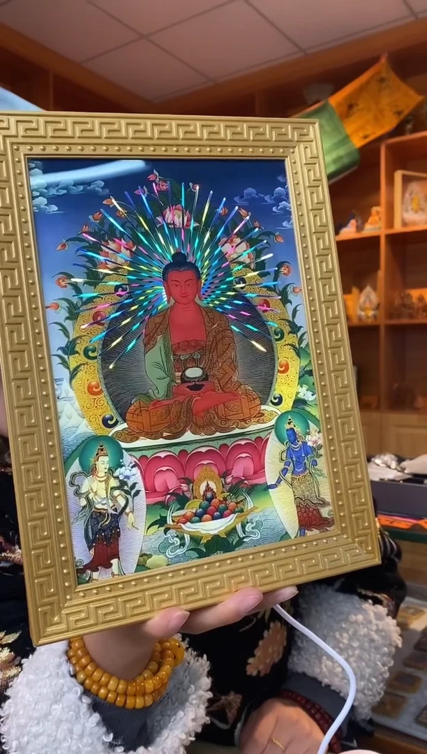 【闪购商品】泥塑阿弥陀-与实物略有差异介意者慎拍