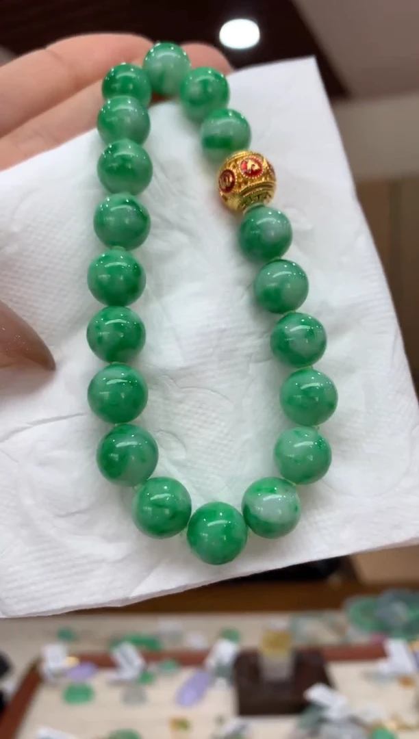 未镶嵌手串翡翠手串