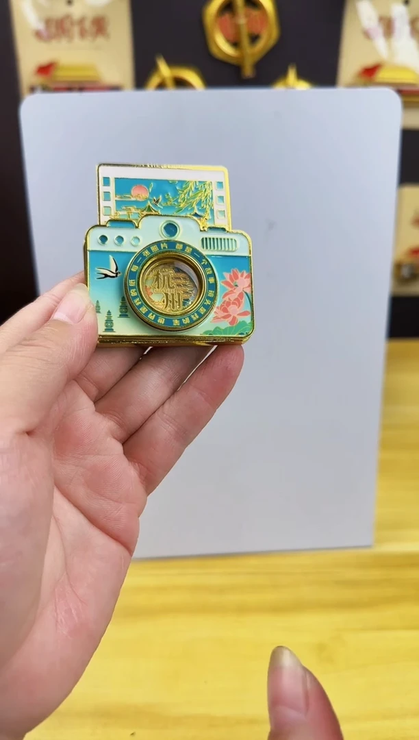 杭州金属相机冰箱贴