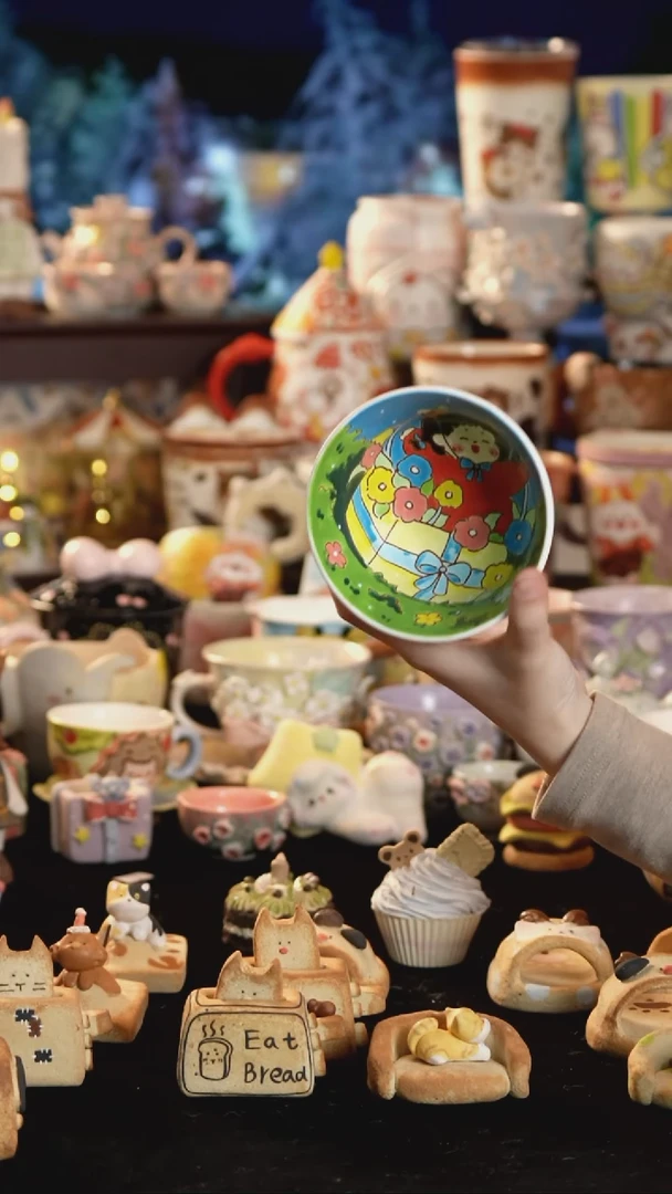 其他陶景德镇釉下彩手绘设计师款陶瓷