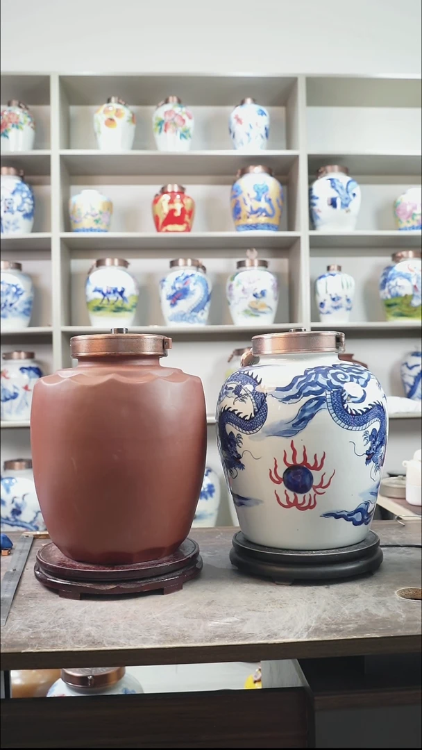 泥塑紫砂二十斤光坛