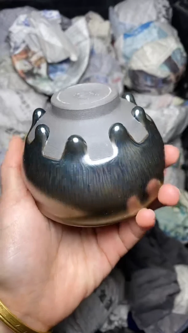 【闪购商品】茶盏八方来财 盏三疯建盏茶器