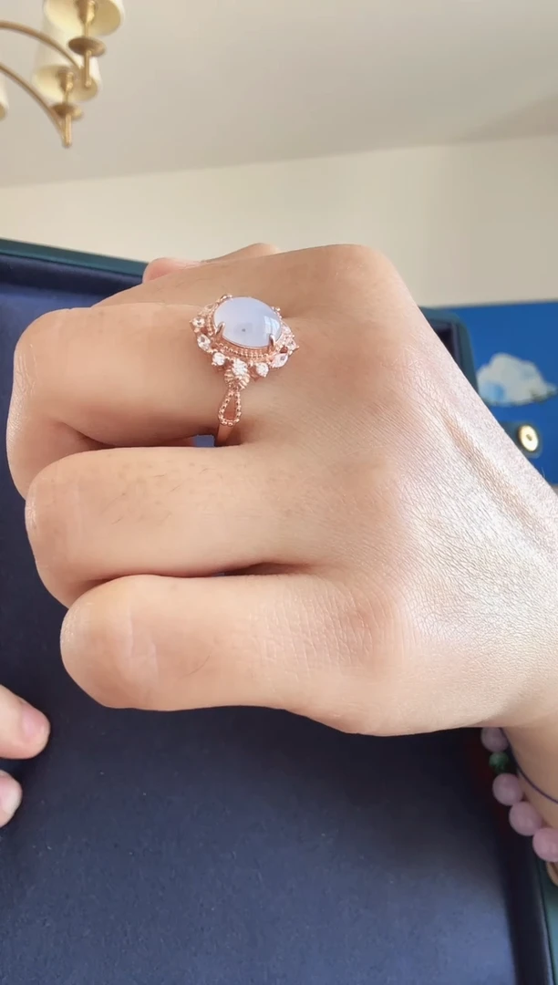 未镶嵌戒指翡翠翡翠戒指