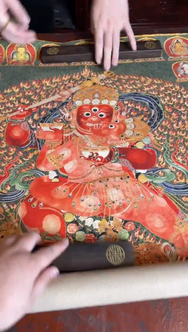 卷轴画手绘唐卡124